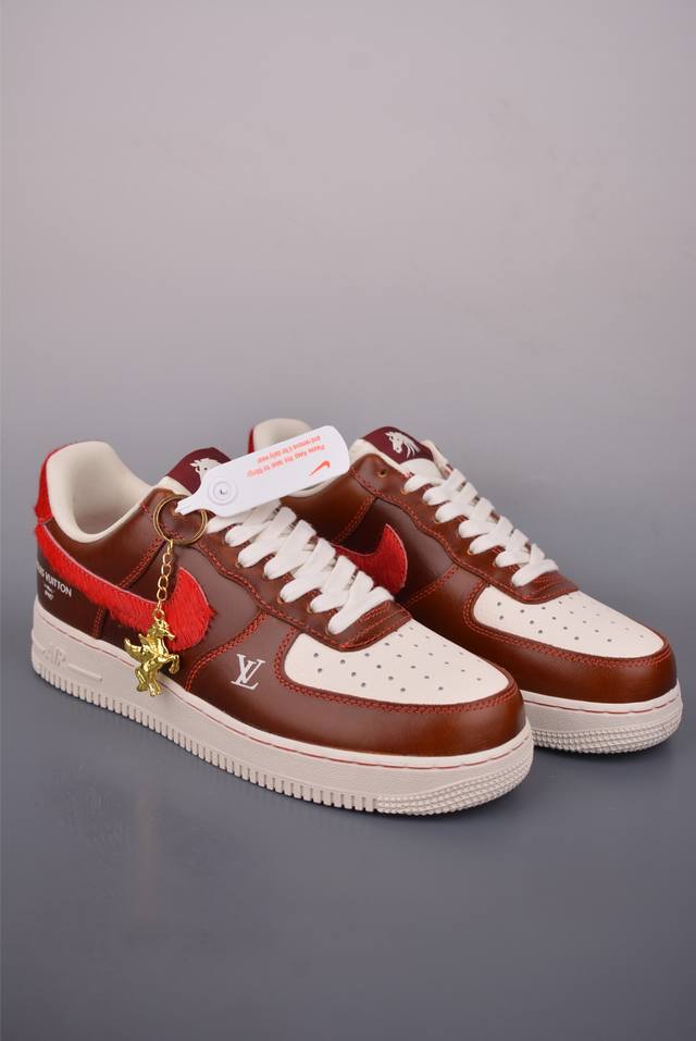 Nike Air Force 1 Low Lv联名 DDD 原楦头原纸板 打造纯正空军版型 DDD 专注外贸渠道 全掌内置蜂窝气垫 DDD 原盒配件 原厂中底钢