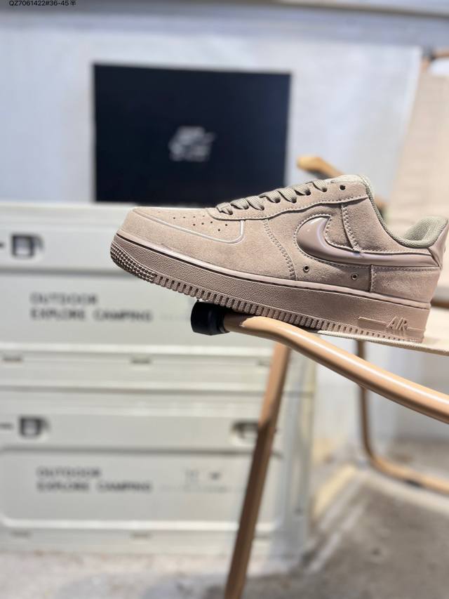 公司级头层皮Nk Air Force 7 Low 空军一号低帮休闲板鞋 #定制皮料 原楦原纸板 纯正空军版型 高清洁度 内置全掌气垫Hv4406 Qz70614