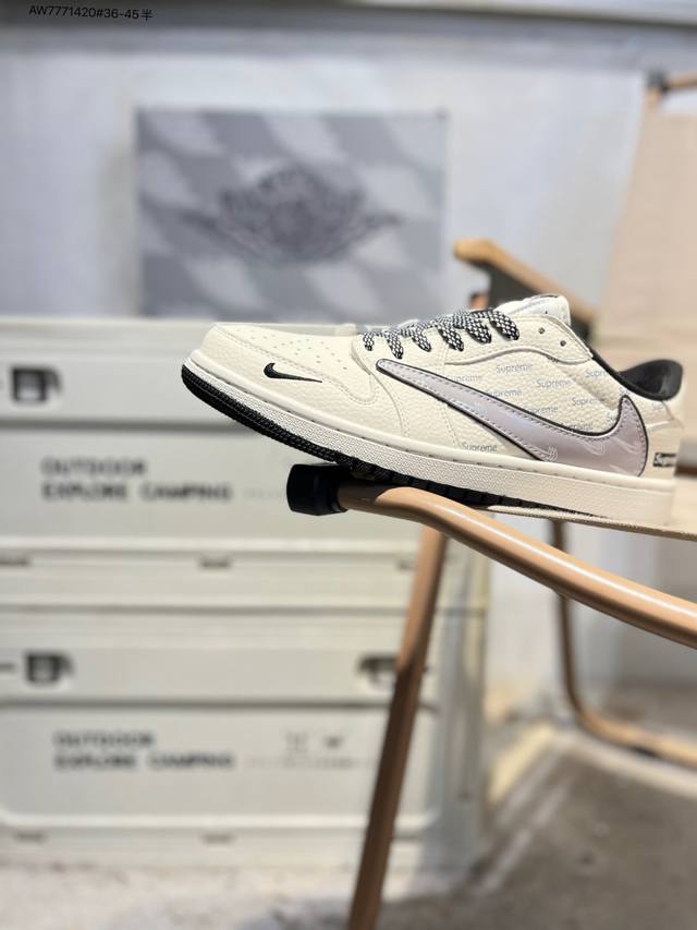 公司级头层皮乔丹Air Jordan 1 Low Aj1低帮系列篮球鞋 官方同步配色 原装级产物 DDD #拒绝公底 立体鞋型 细节完美 高清洁度Ld2028