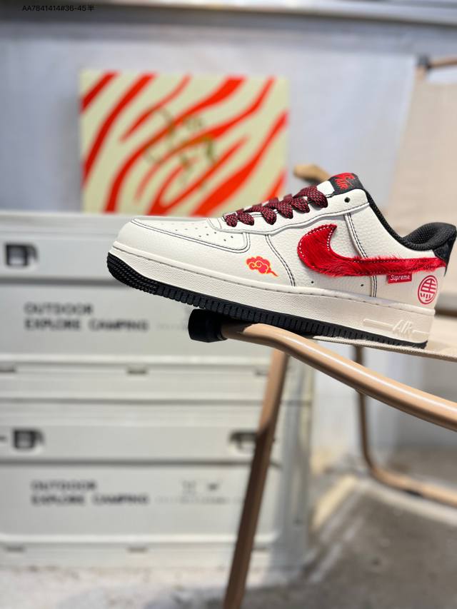 公司级头层皮Nk Air Force 1'07 Low 空军一号低帮休闲板鞋 #定制皮料 原楦原纸板 纯正空军版型 高清洁度 内置全掌气垫Ww5288 Aa78