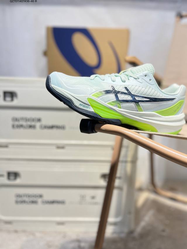 Asics Sky Elite Ff Mt 3亚瑟士 Platinum低帮专业有氧超轻便运动跑步鞋 DDD 全新原装数据开发 符合人体工程学 DDD 一体式双层