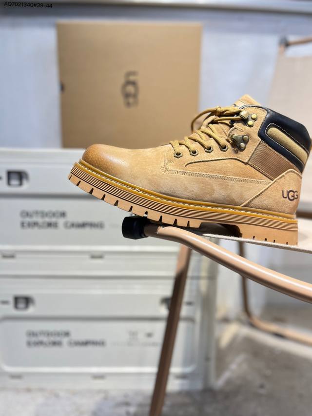 Ugg 雪地靴 防水麂绒皮革鞋面 美国轻奢品牌Ugg W Neuel尼瓦尔系列秋冬新款防污系列休闲保暖U5333M Aq7021340#39-44 DDD