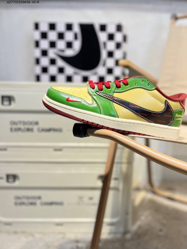 公司级头层皮乔丹Air Jordan 1 Low Aj1低帮系列篮球鞋 官方同步配色 原装级产物 DDD #拒绝公底 立体鞋型 细节完美 高清洁度Xb1979