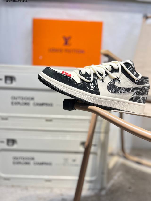 公司级头层皮乔丹Air Jordan 1 Low Aj1低帮系列篮球鞋 官方同步配色 原装级产物 DDD #拒绝公底 立体鞋型 细节完美 高清洁度Yx5066