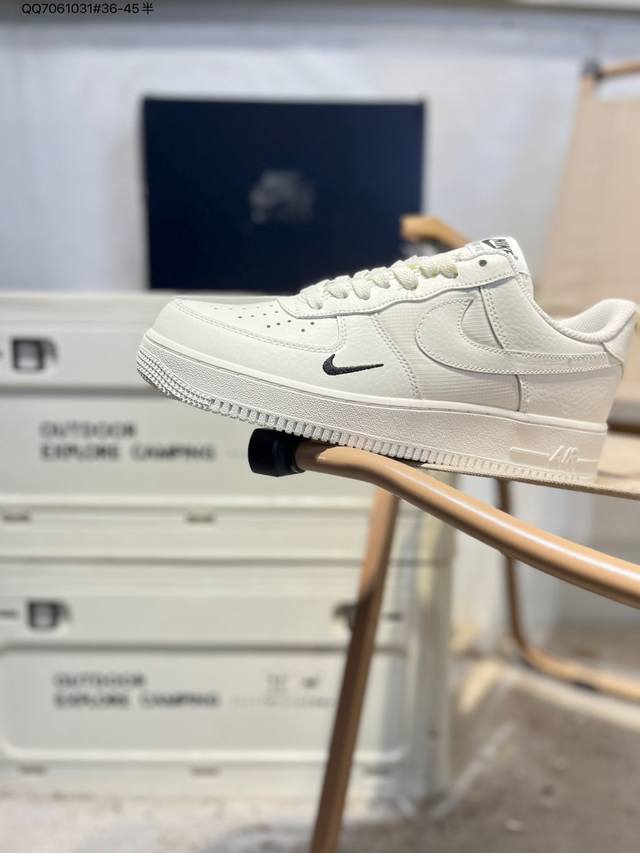 Nk Air Force 7 Low 空军一号低帮休闲板鞋 #定制皮料 原楦原纸板 纯正空军版型 高清洁度 内置全掌气垫Fz4825 Qq7061031#36-