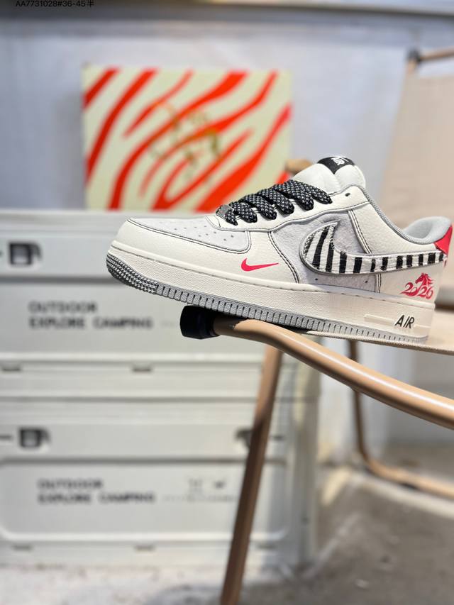 公司级头层皮Nk Air Force 1'07 Low 空军一号低帮休闲板鞋 #定制皮料 原楦原纸板 纯正空军版型 高清洁度 内置全掌气垫Xt6998 Aa77