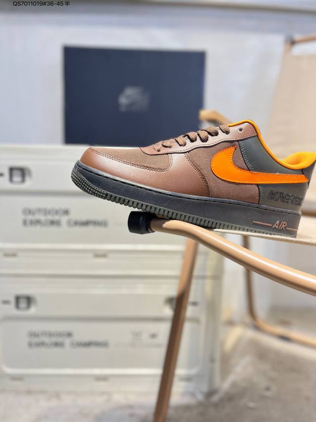 公司级头层皮Nk Air Force 1'07 Low 空军一号低帮休闲板鞋 #定制皮料 原楦原纸板 纯正空军版型 高清洁度 内置全掌气垫Ck2630 Qs70