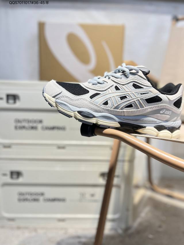 Asics Gel- Nyc 亚瑟士经典跑鞋 如今机能风和户外风吹得正劲，便是主打“Urban Outdoor机能越野风格”，城市和户外场景都能轻松应对。关键是