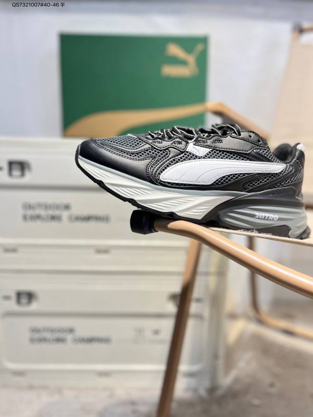 Puma Fade Nitro Ls 彪马 百搭舒适 透气 支撑跑步鞋 DDD 货号:406203 Qs73 07#40-46半 DDD
