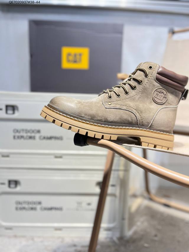 Cat 卡特 硬汉推土机品牌 DDD 系列工装休闲鞋 DDD 天猫同款 全新出炉 工艺品质 专为高端海淘代购客户准备 鞋面采用头层磨砂牛皮 此款每年销量爆炸P7