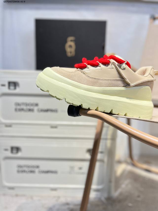 Ugg 百搭单品 DDD 秋冬新品,机能撞色王一博代言热门大爆款！ 包头套脚进口皮面 代购专供品质 高弹Modern中底 外置防滑大底 套脚抽绳设计 穿脱十分方