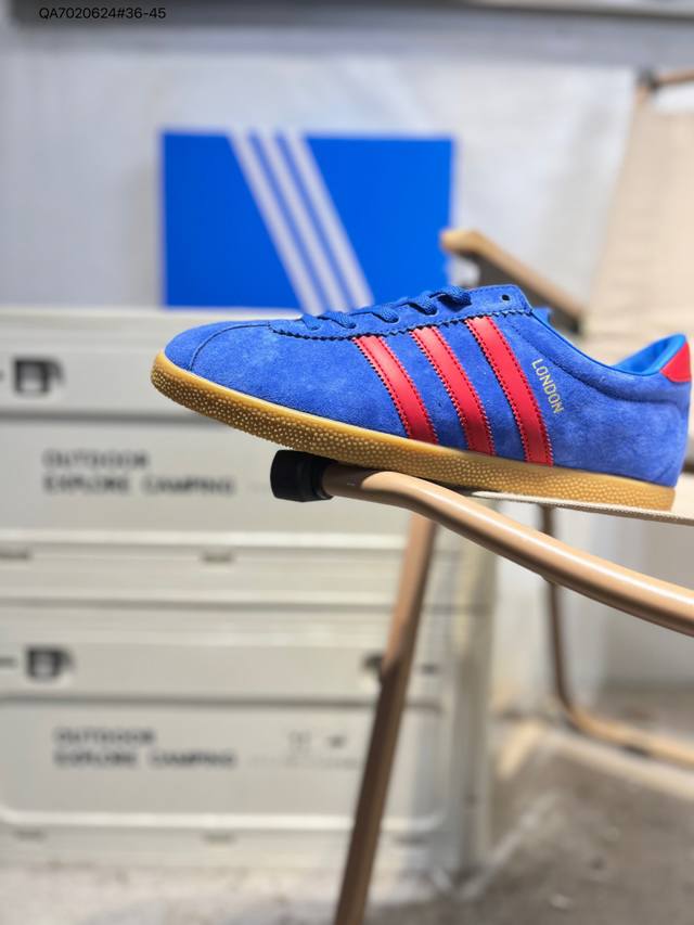 阿迪达斯Adidas Shanghai德训 系列低帮复古百搭休闲运动板鞋Ig5407 Qa7020624#36-45 DDD