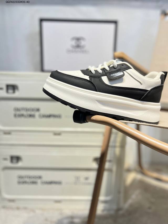 Chanel香奈儿2025新款 众多明星网红上脚 #鞋面采用Tpu材质 扣饰经过防氧化防腐蚀处理原版大扣 并非市场上的烤漆掉色便宜扣饰 #大底采用一比一原版超轻