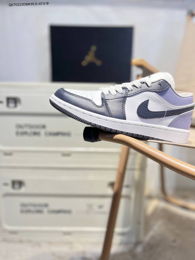 公司级头层皮乔丹Air Jordan 1 Low Aj1低帮系列篮球鞋 官方同步配色 原装级产物 DDD #拒绝公底 立体鞋型 细节完美 高清洁度553558