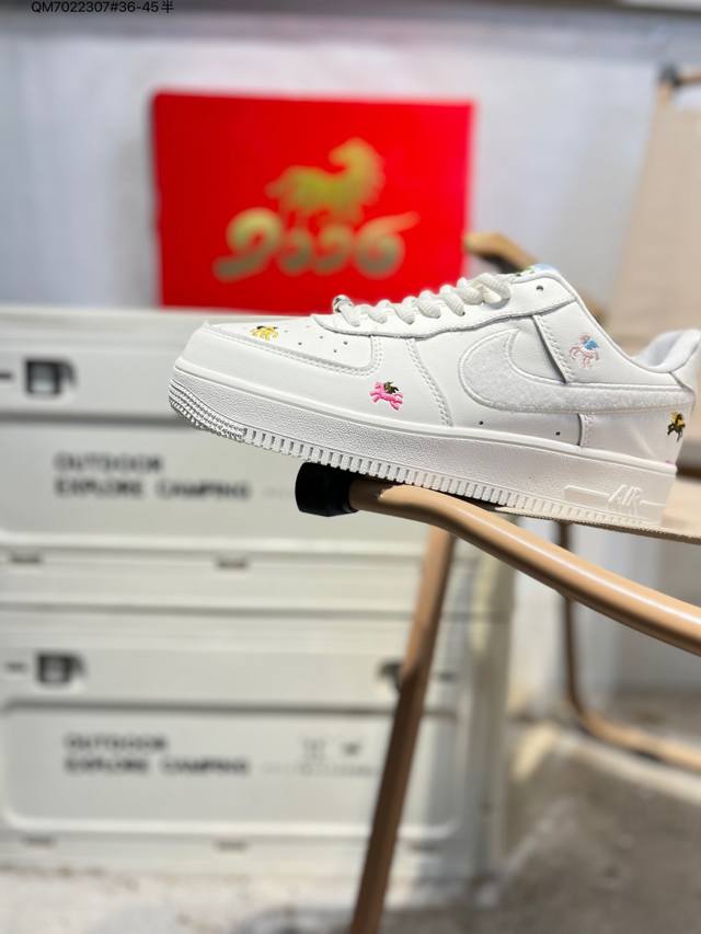 公司级头层皮Nk Air Force 7 Low 空军一号低帮休闲板鞋 #定制皮料 原楦原纸板 纯正空军版型 高清洁度 内置全掌气垫Iq1143 Qm70223