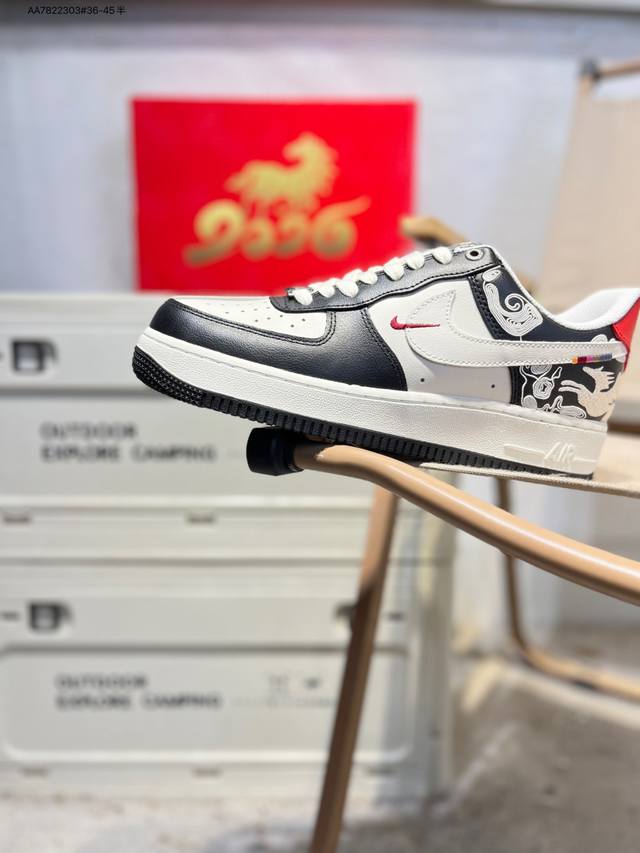 公司级头层皮Nk Air Force 1'07 Low 空军一号低帮休闲板鞋 #定制皮料 原楦原纸板 纯正空军版型 高清洁度 内置全掌气垫Iq1119 Aa78