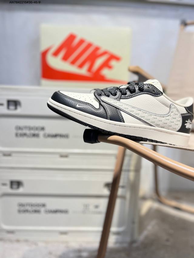 公司级头层皮乔丹Air Jordan 1 Low Aj1低帮系列篮球鞋 官方同步配色 原装级产物 DDD #拒绝公底 立体鞋型 细节完美 高清洁度Hh7518