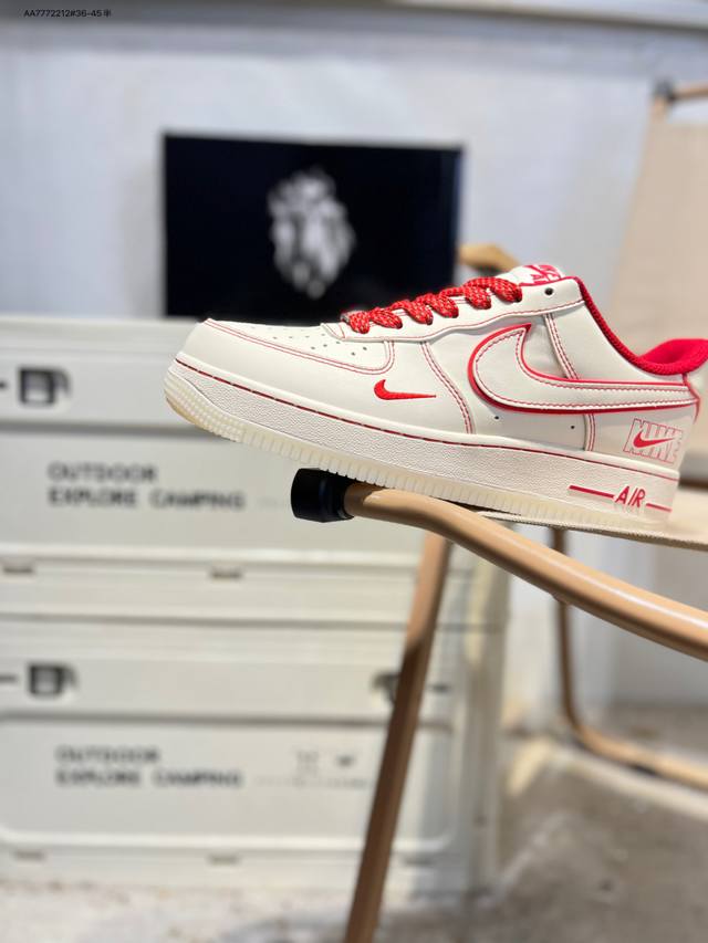 公司级头层皮Nk Air Force 1'07 Low 空军一号低帮休闲板鞋 #定制皮料 原楦原纸板 纯正空军版型 高清洁度 内置全掌气垫Xy9025 Aa77