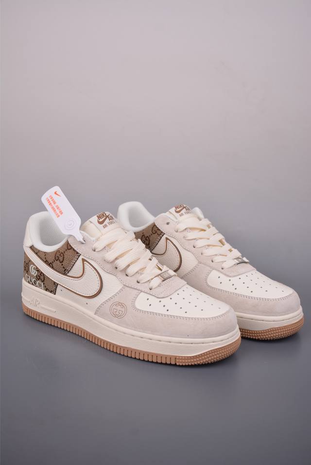 Nike Air Force 1 Low 古驰联名 DDD 原楦头原纸板 打造纯正空军版型 DDD 专注外贸渠道 全掌内置蜂窝气垫 DDD 原盒配件 原厂中底钢