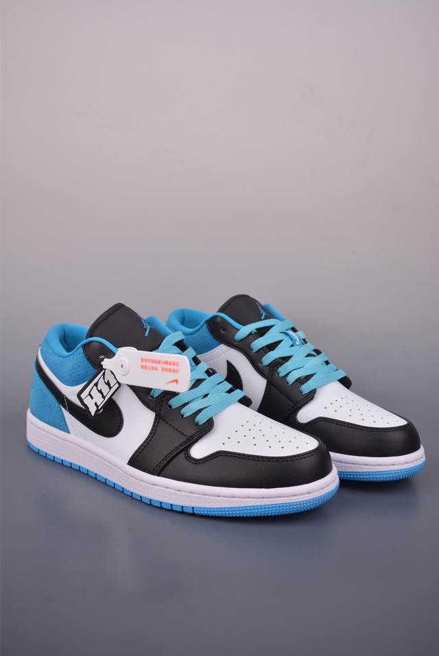 Air Jordan 1 Low 白蓝黑 DDD Aj1乔1低帮休闲板鞋 同步官方配色 DDD 市场唯一独家头层皮打造 原鞋原档案开发 DDD 原厂皮料 原档冲