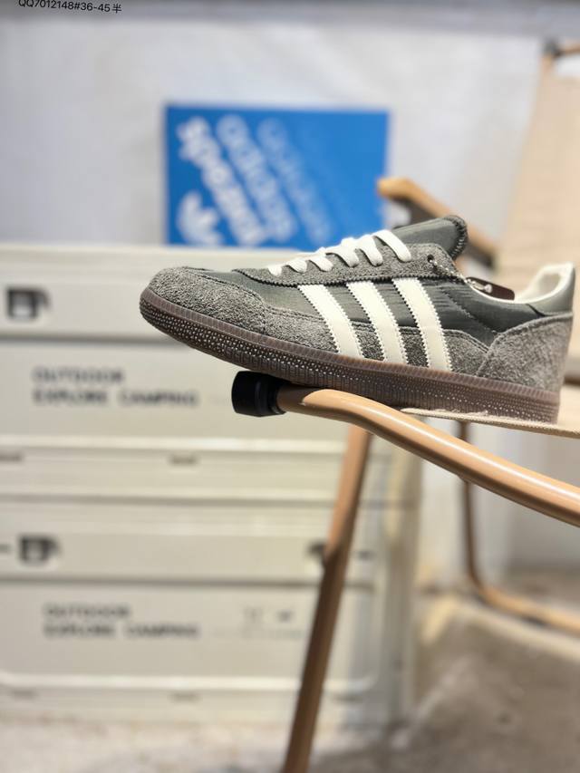 Adidas Wensley Wensley Spzl 复古单品 DDD 阿迪达斯经典款复古休闲板鞋 #原厂原档案开发出品 皮料切割干净无任何毛边 鞋型细节完美