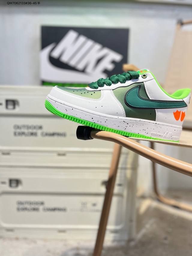 公司级头层皮Nk Air Force 7 Low 空军一号低帮休闲板鞋 #定制皮料 原楦原纸板 纯正空军版型 高清洁度 内置全掌气垫Iu7613 Qw70621