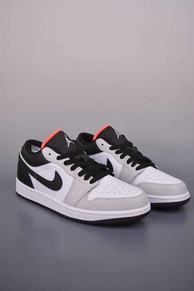 Air Jordan 1 Low 灰白黑 DDD Aj1乔1低帮休闲板鞋 同步官方配色 DDD 市场唯一独家头层皮打造 原鞋原档案开发 DDD 原厂皮料 原档冲