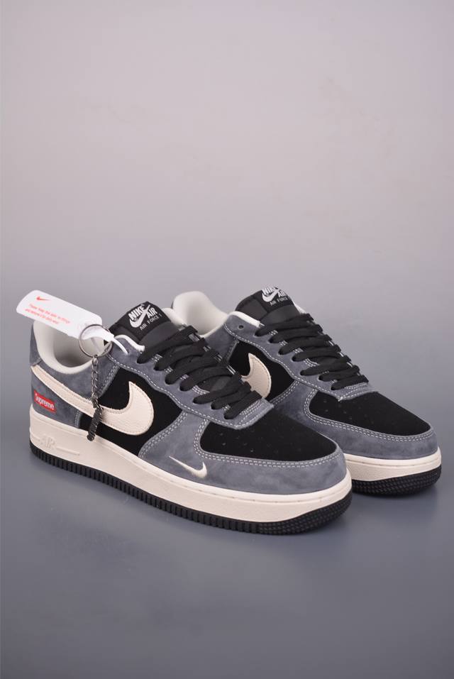Nike Air Force 1 Low Supreme联名 DDD 原楦头原纸板 打造纯正空军版型 DDD 专注外贸渠道 全掌内置蜂窝气垫 DDD 原盒配件