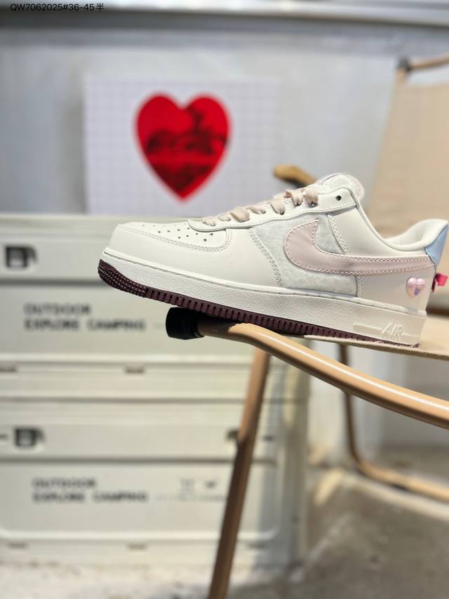 公司级头层皮Nk Air Force 7 Low 空军一号低帮休闲板鞋 #定制皮料 原楦原纸板 纯正空军版型 高清洁度 内置全掌气垫Iq4937 Qw70620