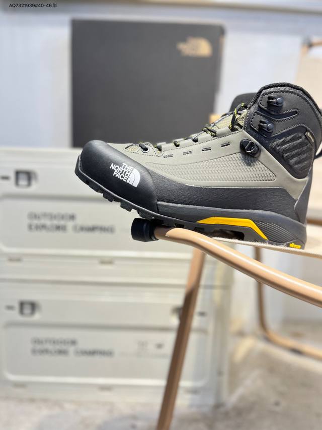 The North Face 北面 高帮 秋冬季户外耐磨徒步鞋 舒适运动越野登山鞋 DDD 鞋底采用Vibram黄金大底 DDD 专门为鞋底设计的橡胶以出色的耐