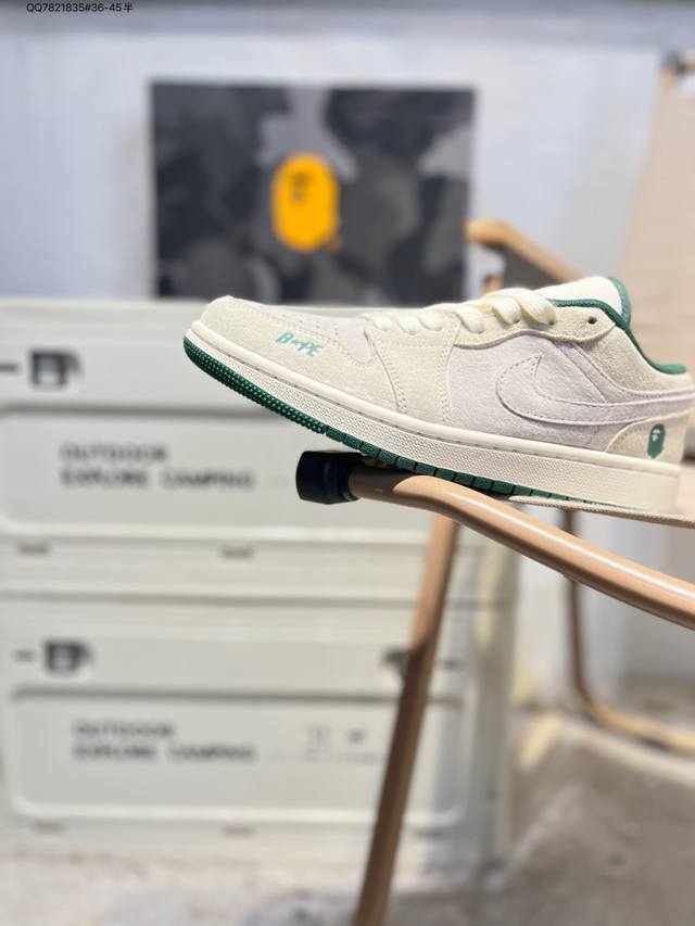 福利特价 公司级头层皮乔丹Air Jordan 1 Low Aj1低帮系列篮球鞋 官方同步配色 原装级产物 DDD #拒绝公底 立体鞋型 细节完美 高清洁度Dm
