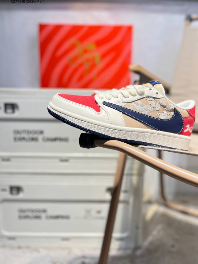 公司级头层皮乔丹Air Jordan 1 Low Aj1低帮系列篮球鞋 官方同步配色 原装级产物 DDD #拒绝公底 立体鞋型 细节完美 高清洁度Jy6988