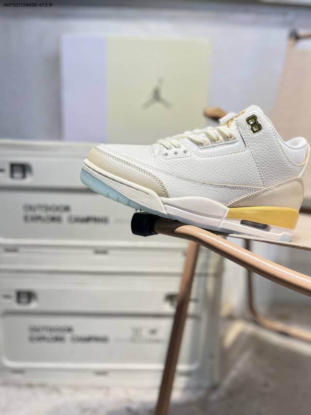 Nike Air Jordan 3 Retro 迈克尔 乔丹Aj3代中帮复古休闲运动文化篮球鞋 DDD 货号:Ib2255 Am7321729#36-47.5半