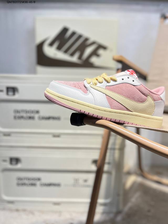 Air Jordan 1 Low Golf Sp Neutral Oliv Aj1乔丹一代高尔夫版系列低帮经典复古文化休闲运动鞋“Ts联名倒钩”Dm7866 Q