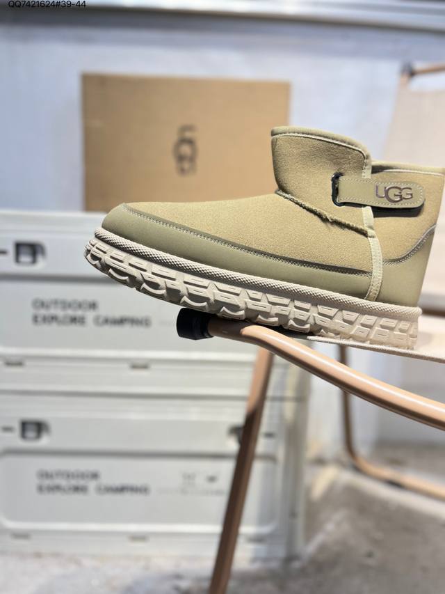 Ugg 雪地靴 防水麂绒皮革鞋面 美国轻奢品牌Ugg W Neuel尼瓦尔系列秋冬新款防污系列休闲保暖2025 8 Qq7421624#39-44 DDD