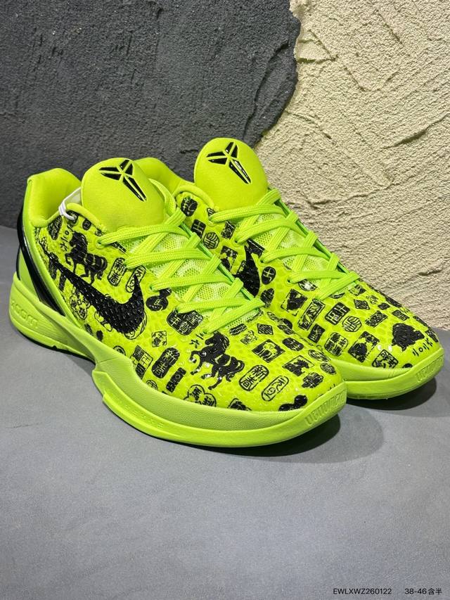 新品上市实拍 DDD Nk Zoom Kobe 6 Protro 科比六代 青蜂侠 原楦纸板开发 鞋身流线型、后跟塑形 区分土肥圆 Zoom Turbo气垫 后