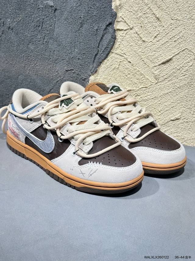 新品上市实拍 DDD 耐克Nike Dunk Low 板鞋 Sb系列经典百搭休闲运动板鞋加厚鞋舌的填充，使舒适性大大提升，同时也更方便穿脱中底部分则加入了脚感柔