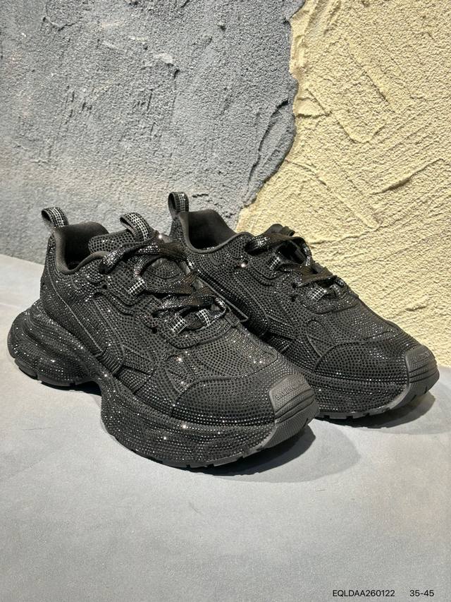新品上市 DDD Balenciaga 巴黎世家 Circuit 透气网面休闲鞋 DDD 734731 793945Wflgy9100 DDD 正确做旧效果 官