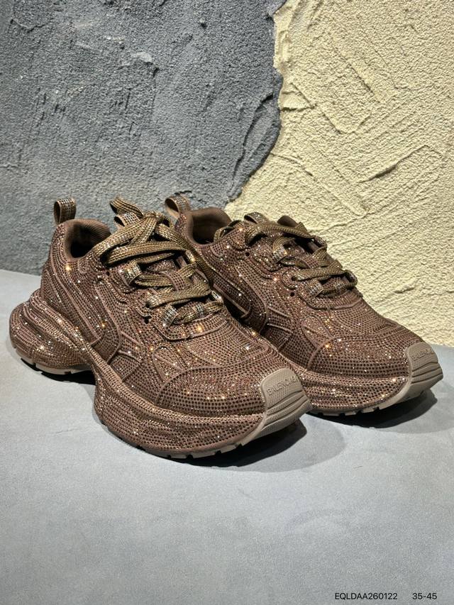 新品上市 DDD Balenciaga 巴黎世家 Circuit 透气网面休闲鞋 DDD 734731 793945Wflgy9100 DDD 正确做旧效果 官