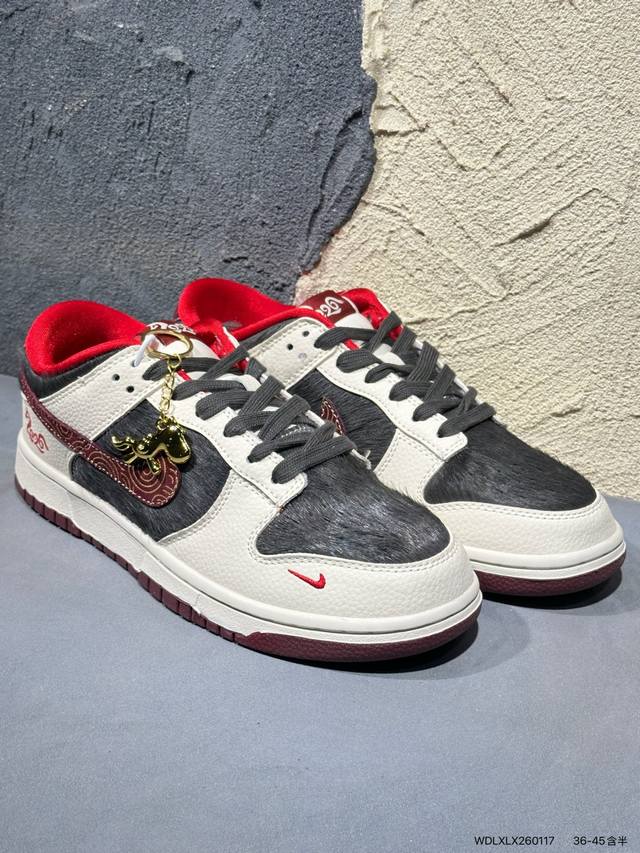 新品上市实拍 2 DDD 海外爆款限量发售！高端定制Nike Sb Dunk Low “Labubu拉布布联名---奶白棕长毛” 高端定制 低帮休闲板鞋 定制鞋