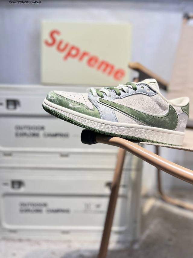 福利特价 公司级头层皮乔丹Air Jordan 1 Low Aj1低帮系列篮球鞋 官方同步配色 原装级产物 DDD #拒绝公底 立体鞋型 细节完美 高清洁度Dm