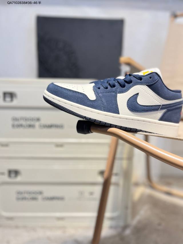 公司级头层皮乔丹Air Jordan 1 Low Aj1低帮系列篮球鞋 官方同步配色 原装级产物 DDD #拒绝公底 立体鞋型 细节完美 高清洁度Io7448