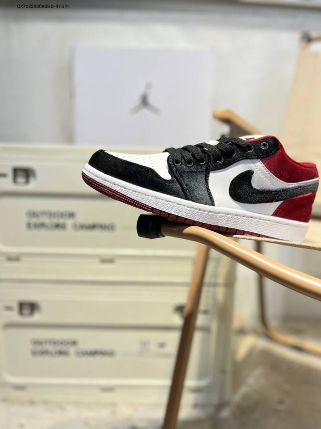 公司级头层皮乔丹Air Jordan 1 Low Aj1低帮系列篮球鞋 官方同步配色 原装级产物 DDD #拒绝公底 立体鞋型 细节完美 高清洁度Fz3242