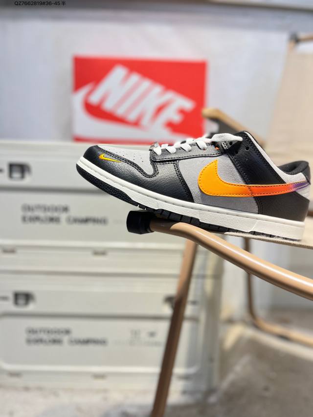 耐克Nike Dunk Low 板鞋Sb系列经典百搭休闲运动板鞋加厚鞋舌的填充，使舒适性大大提升，同时也更方便穿脱中底部分则加入了脚感柔软舒适Zoomair气垫