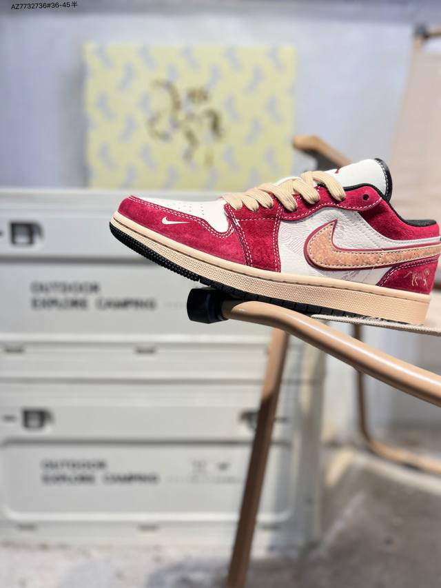 公司级头层皮乔丹Air Jordan 1 Low Aj1低帮系列篮球鞋 官方同步配色 原装级产物 DDD #拒绝公底 立体鞋型 细节完美 高清洁度Lx1988