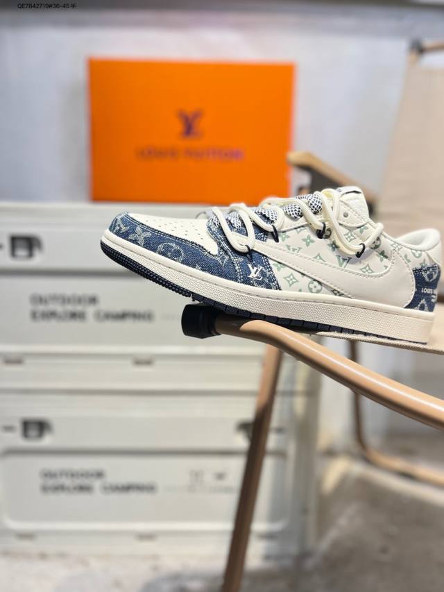 公司级头层皮乔丹Air Jordan 1 Low Aj1低帮系列篮球鞋 官方同步配色 原装级产物 DDD #拒绝公底 立体鞋型 细节完美 高清洁度Yx5066