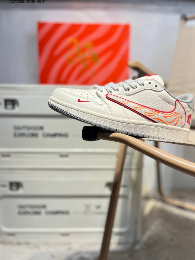 公司级头层皮乔丹Air Jordan 1 Low Aj1低帮系列篮球鞋 官方同步配色 原装级产物 DDD #拒绝公底 立体鞋型 细节完美 高清洁度Jy6988