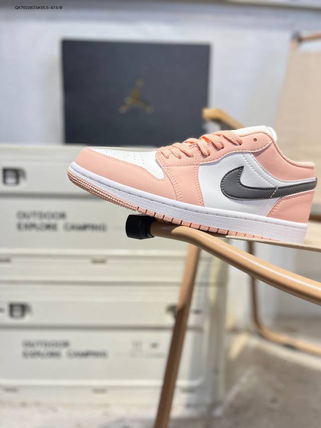 公司级头层皮乔丹Air Jordan 1 Low Aj1低帮系列篮球鞋 官方同步配色 原装级产物 DDD #拒绝公底 立体鞋型 细节完美 高清洁度553560