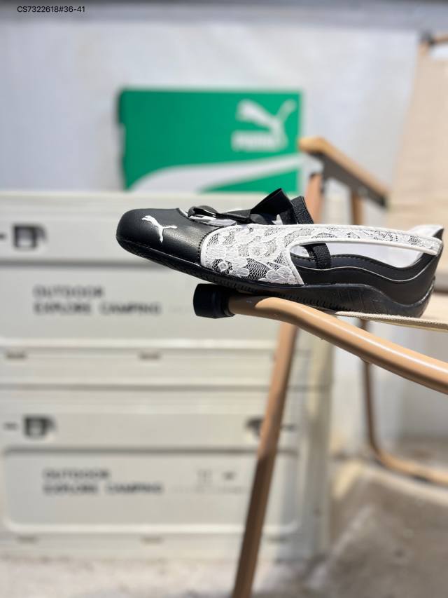 Puma Speedcat Ballet Wns彪马 防滑耐磨 生活休闲运动 芭蕾鞋 DDD 官方货号:408709 Cs7322618#36-41 DDD
