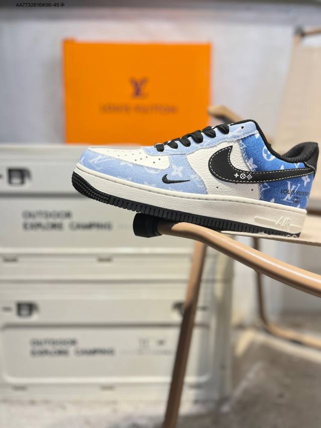公司级头层皮Nk Air Force 1'07 Low 空军一号低帮休闲板鞋 #定制皮料 原楦原纸板 纯正空军版型 高清洁度 内置全掌气垫Kg6699 Aa77